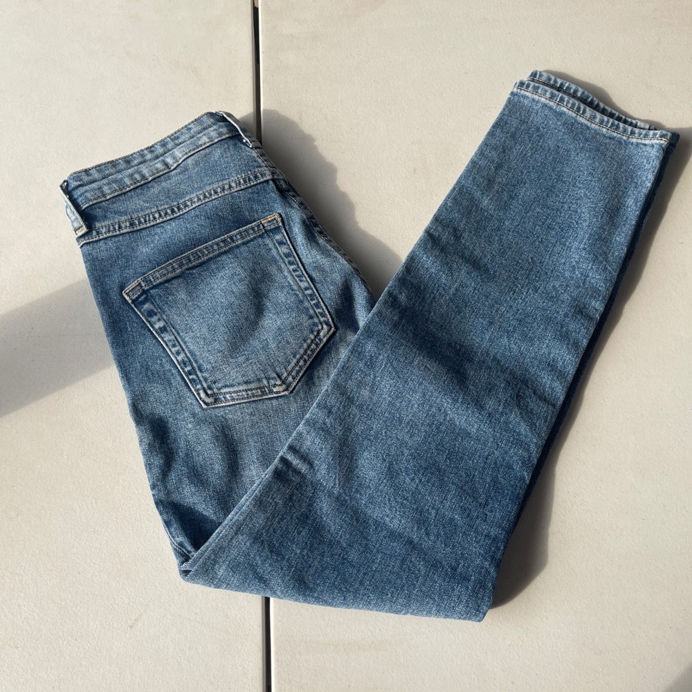 H&M &Denim Womens Vintage Slim High Waist Jeans Blue Medium Wash Size 2